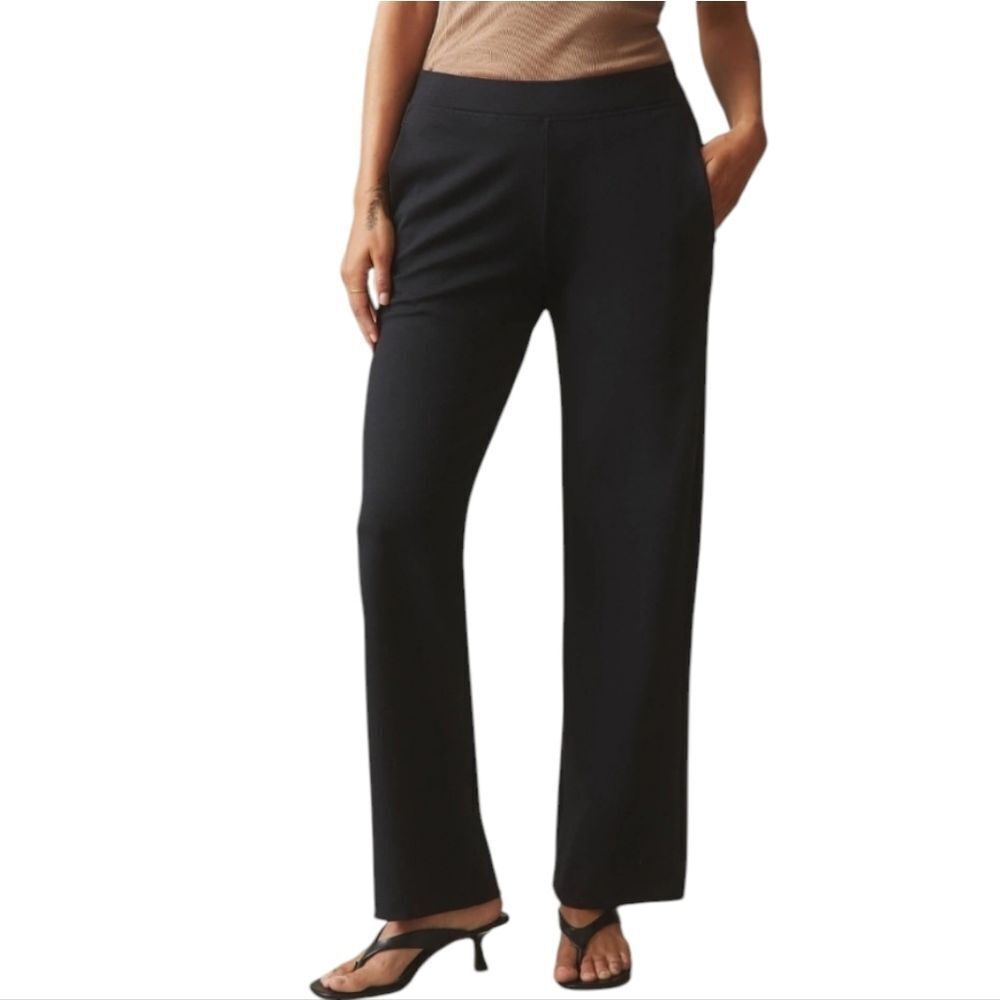 NEW American Giant Ponte Straight Pant Black Size L